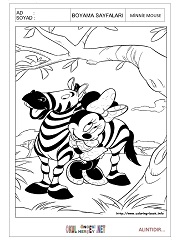 Minnie Mouse boyama sayfaları